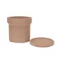 Mario Terracotta Pot with Saucer  - Large - 3