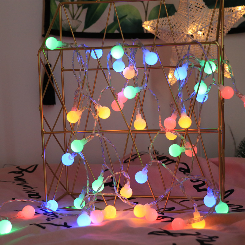 Mini Globe String Lights 6m Assorted Colors, Lights By HipVan HipVan