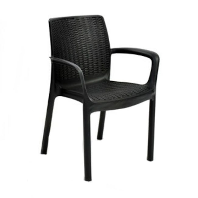 Bali Outdoor Chair - Dark Grey - 1