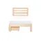 Katana Single Wooden Headboard Bed with 2 Drawers
