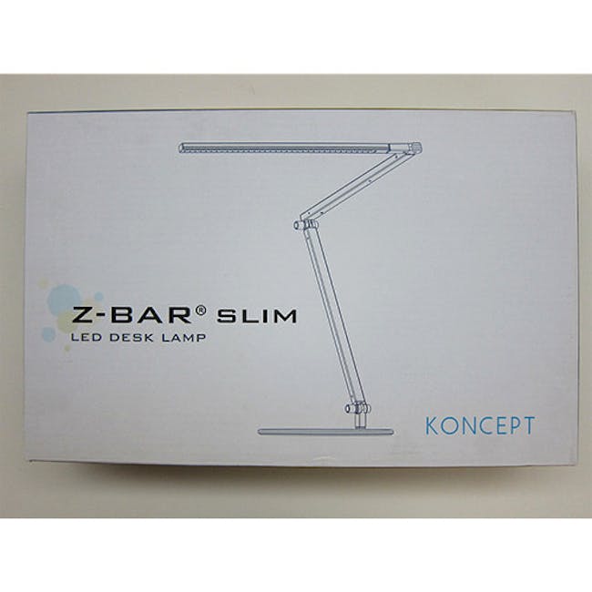 Koncept Z-Bar Slim LED Desk Lamp -  Silver - 4