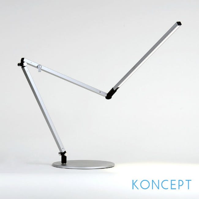 Koncept Z-Bar Slim LED Desk Lamp -  Silver - 2
