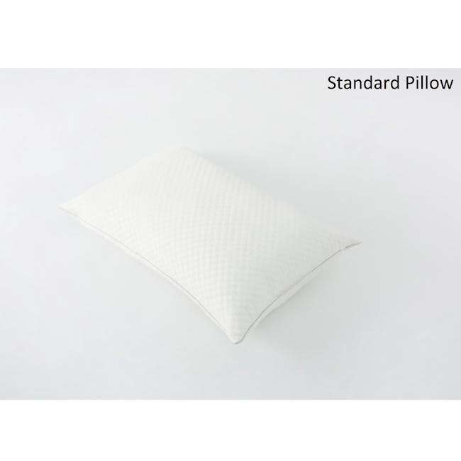 Nature Basics Cooling Touch Down Fiber Pillow (2 Types) - 8 - White textured pillow, minimalist design, soft comfort