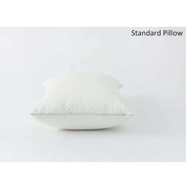 Nature Basics Cooling Touch Down Fiber Pillow (2 Types) - 5 - White textured pillow, minimalist design, soft comfort
