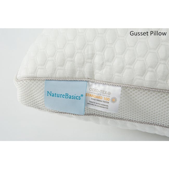 Nature Basics Cooling Touch Down Fiber Pillow (2 Types) - 4 - Gusset Pillow, NatureBasics, OEKO-TEX Standard 100, Textile