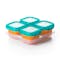 OXO Tot Baby Blocks Freezer Storage Container Set 4oz - Teal - 3