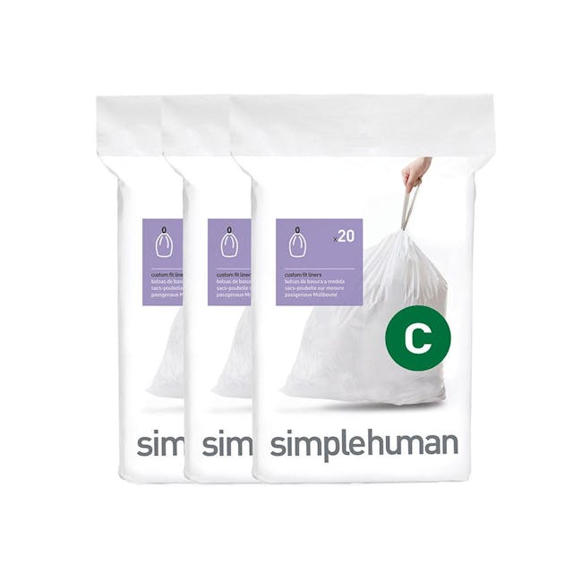 simplehuman Custom Fit Liners Code C - 3