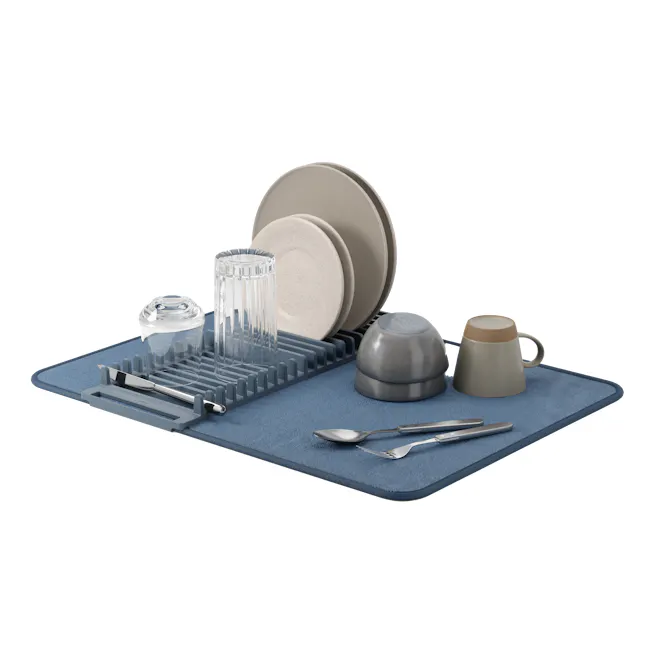Udry Drying Mat - Slate Blue - 1
