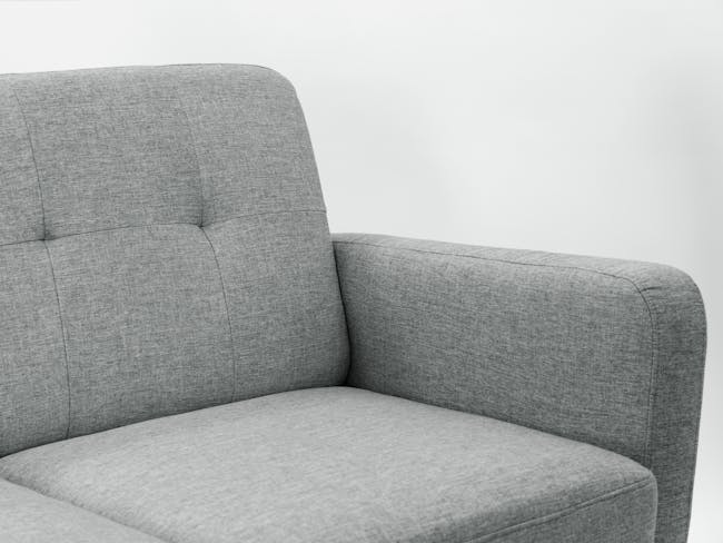 Cali L-Shaped Sofa - Oak, Siberian Grey - 7
