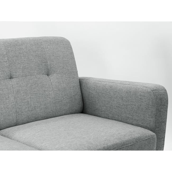 Cali L-Shaped Sofa - Siberian Grey - 5