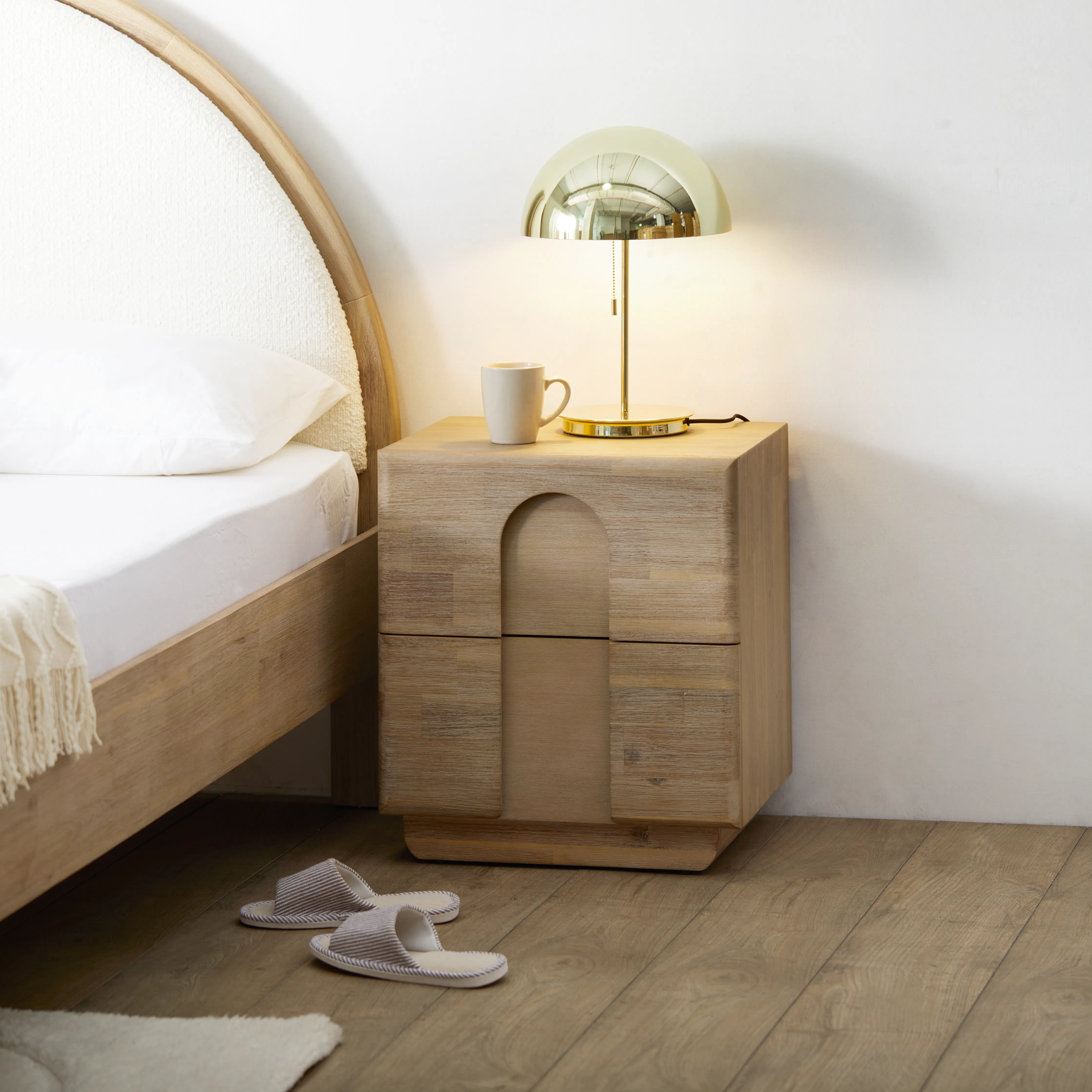 (As-is) Catania Bedside Table - 16