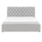 Isabelle Tall King Storage Bed - Silver Fox (Fabric)