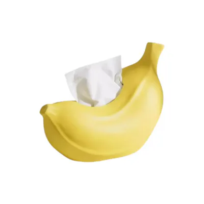 Banana Ceramic Tissue Box