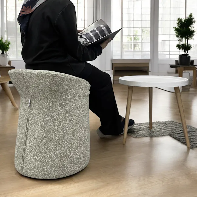 Fleur Ottoman with Water Repellent Function - Green - 9