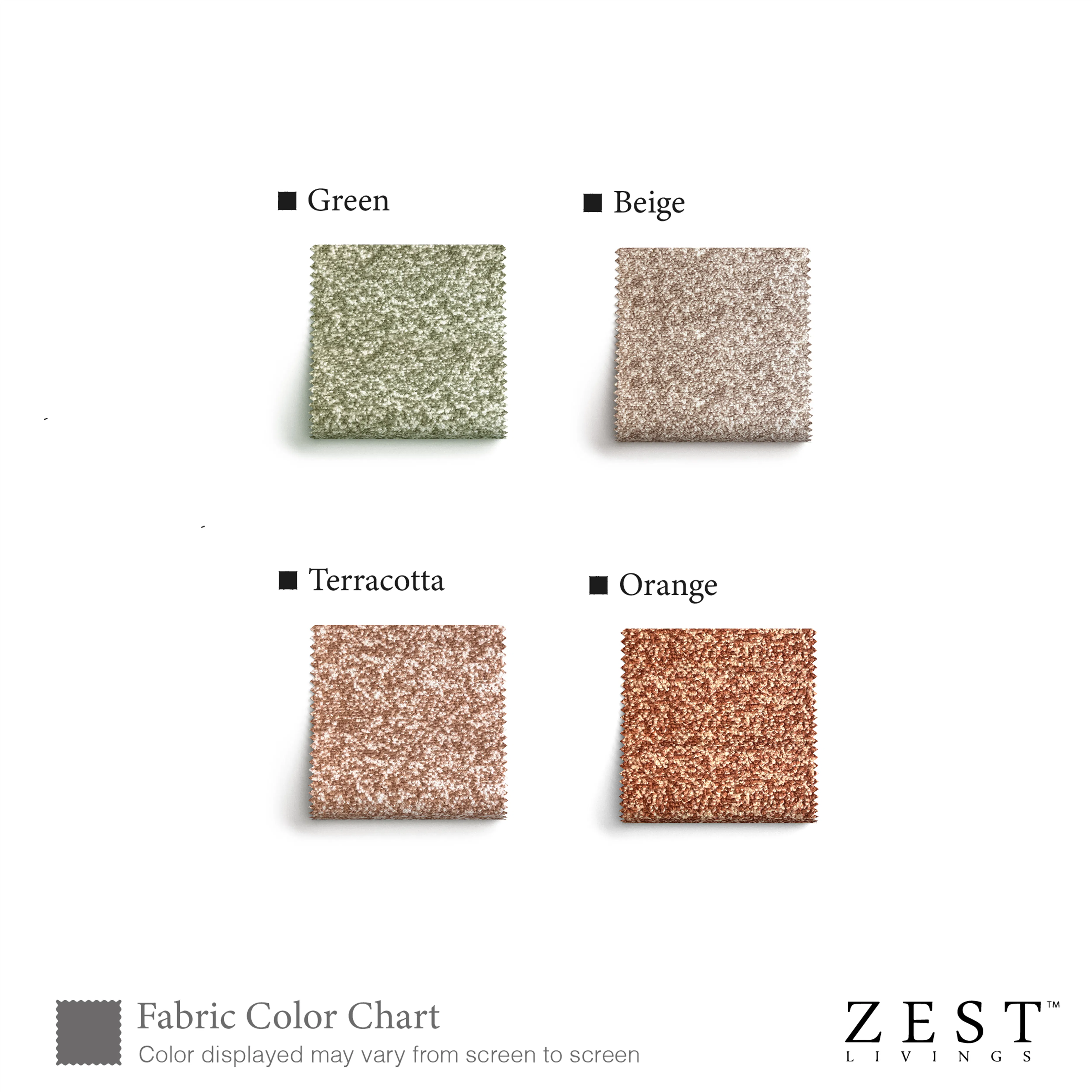 Fleur Ottoman with Water Repellent Function - Terracotta - 11