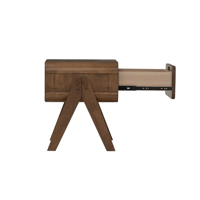Ayami Bedside Table - Cocoa - 7
