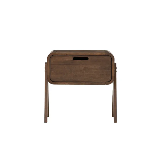 Ayami Bedside Table - Cocoa - 3