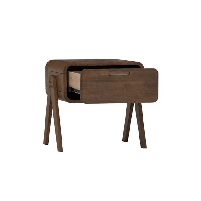 Ayami Bedside Table - Cocoa - 6