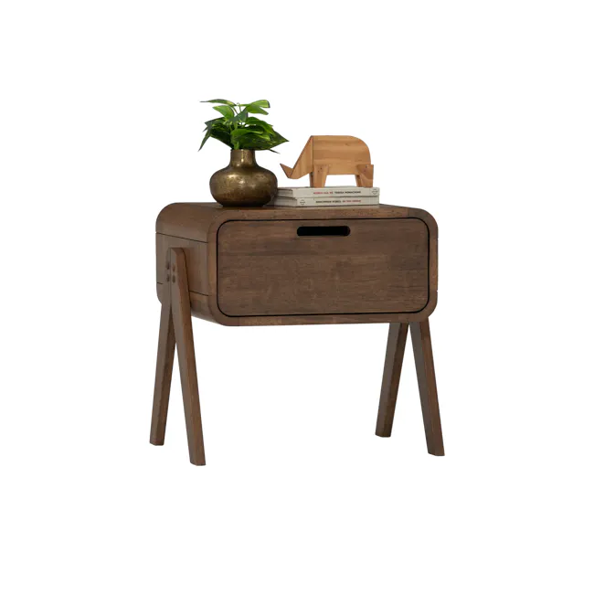 Ayami Bedside Table - Cocoa - 12