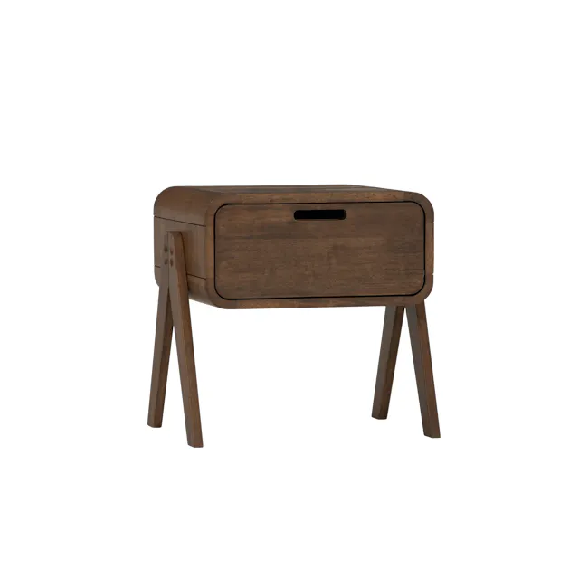 Ayami Bedside Table - Cocoa - 1