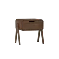 Ayami Bedside Table - Cocoa