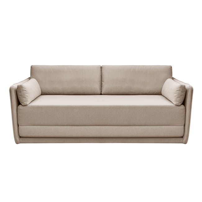 Greta 3 Seater Sofa Bed - Beige - 0