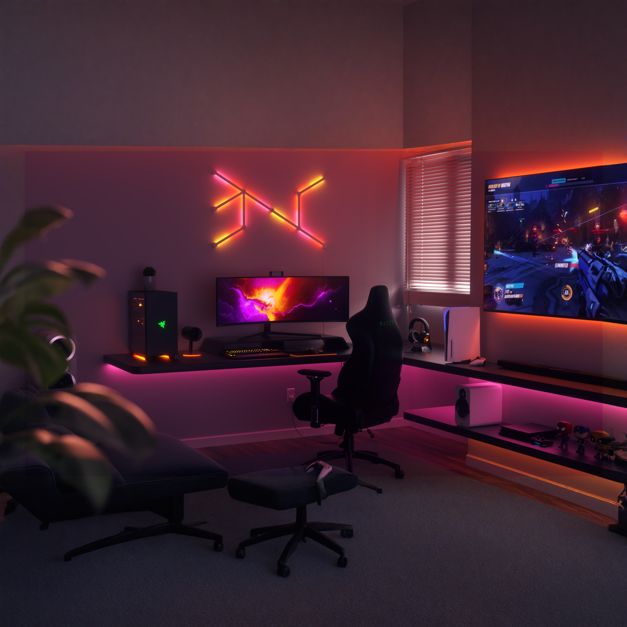 Nanoleaf Lines 60 degrees Starter Kit (9 Lines), Nanoleaf | HipVan