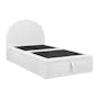 Aspen Single Storage Bed - Cloud White - 5
