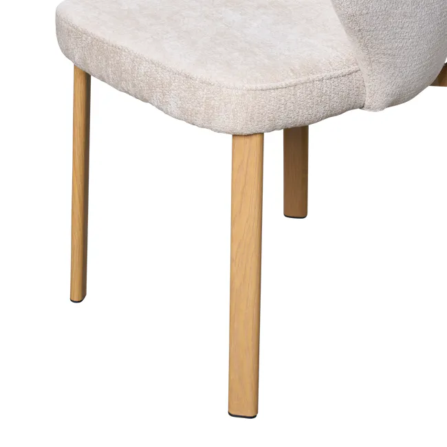 Apollo Dining Table 1.8m (Sintered Stone) with 6 Apollo Dining Armchairs - Oak - 20