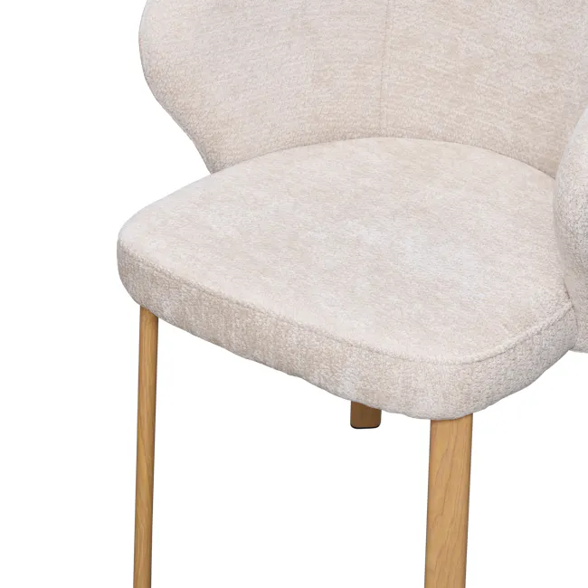 Apollo Dining Table 1.8m (Sintered Stone) with 6 Apollo Dining Armchairs - Oak - 25