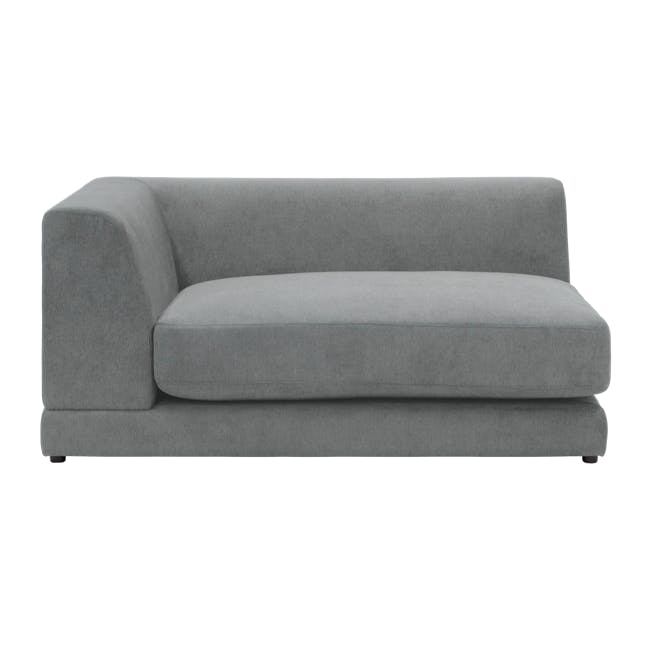 Abby Chaise Lounge Sofa - Stone - 15
