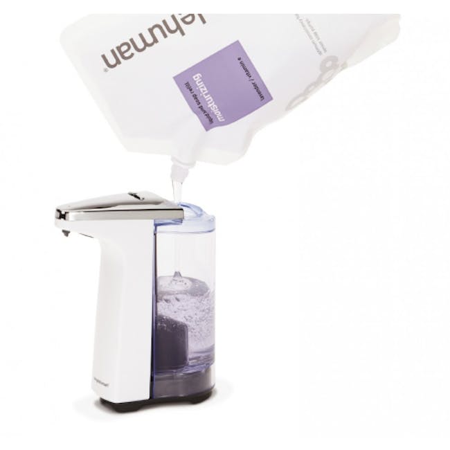 simplehuman Compact Sensor 8oz Soap Pump - White - 4