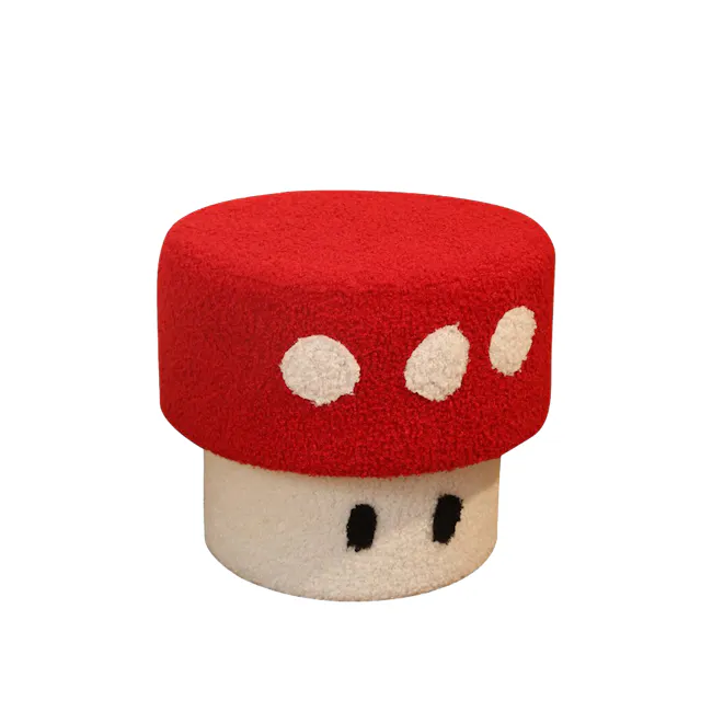 (As-is) Super Mushroom Pouf Stool - 3 - 1