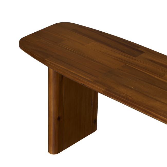 Nuvia Dining Table 1.6m with Nuvia Bench 1.5m and 2 Nuvia Dining Chairs - 16