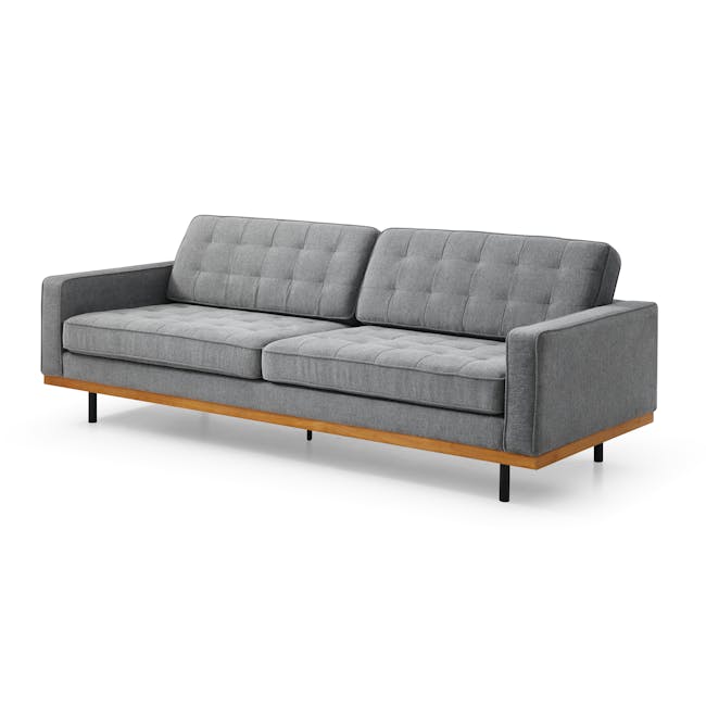 Conran 3 Seater Sofa Ash, Slate, Modern & Lounge | HipVan