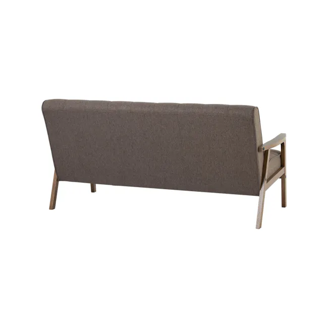 Tucson 3 Seater Sofa with Tucson Armchair - Cocoa, Chestnut (Fabric) - 13 - modern sofa, contemporary chair, minimalist