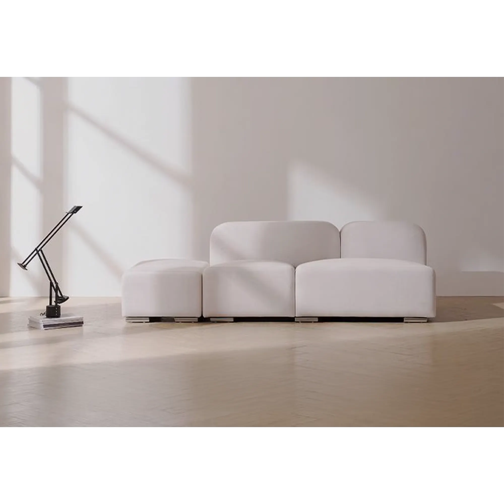 Sonata 3 Seater Extended Sofa - Ivory (Pet Friendly) - 9