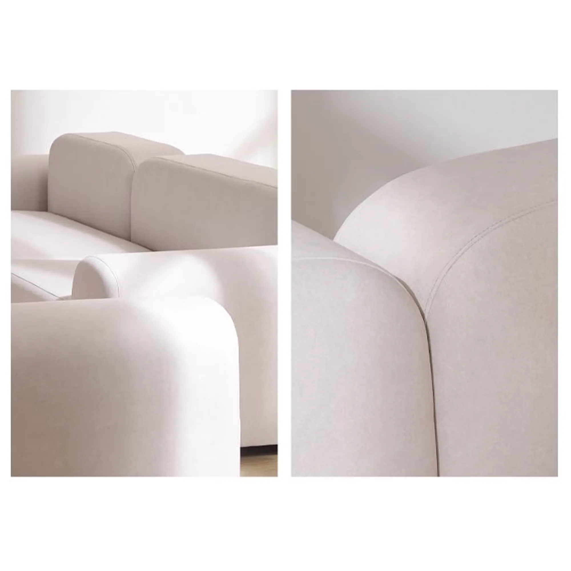 Sonata 3 Seater Extended Sofa - Ivory (Pet Friendly) - 24