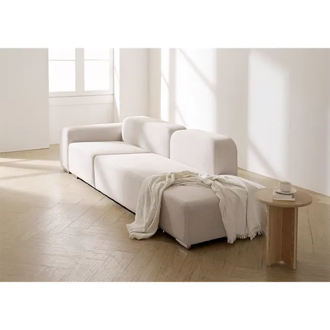 Sonata 3 Seater Extended Sofa - Ivory (Pet Friendly) - 2