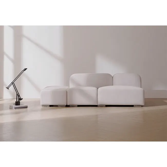 Sonata 3 Seater Chaise Sofa - Ivory (Pet Friendly) - 9