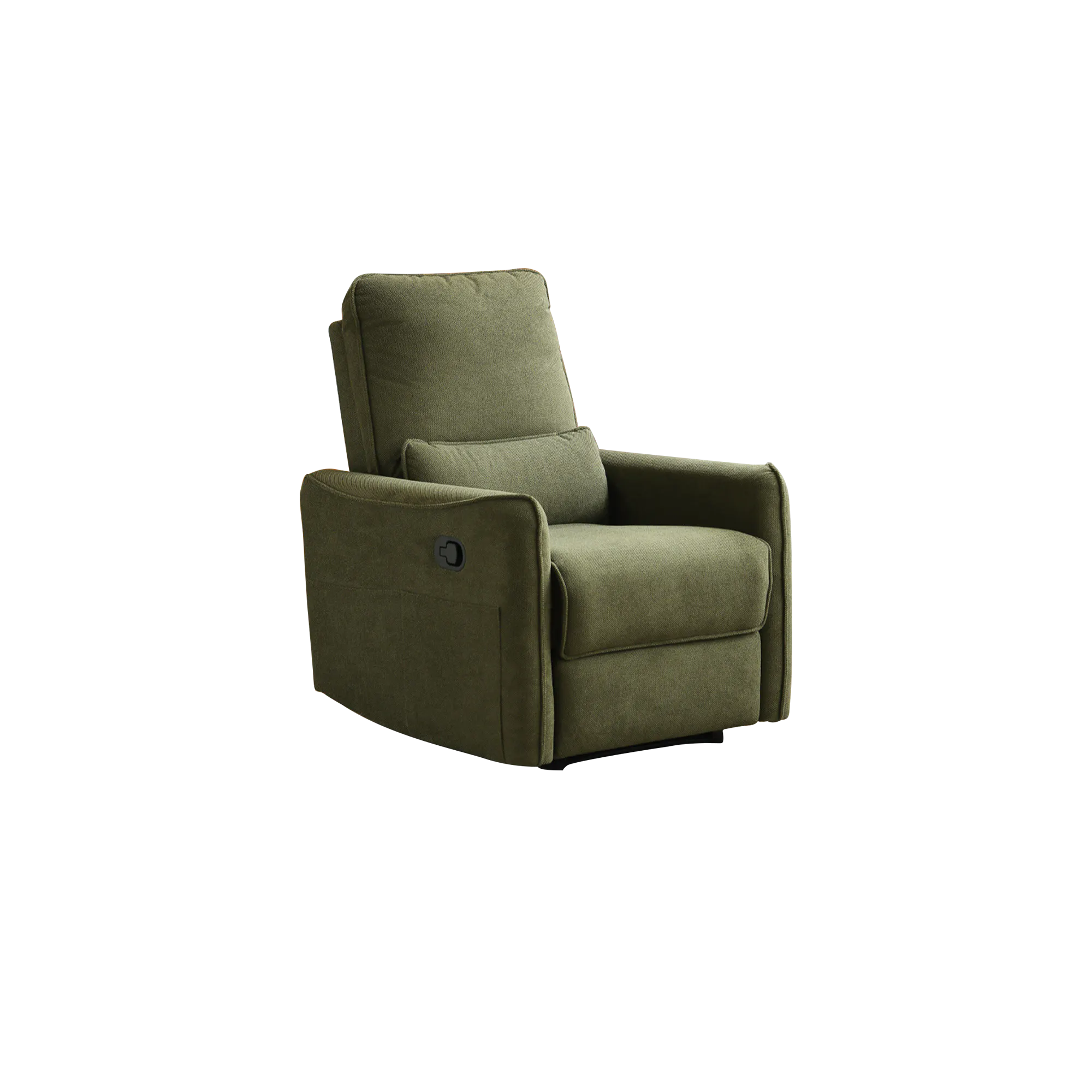 Sena Manual Recliner Sofa - Moss Green