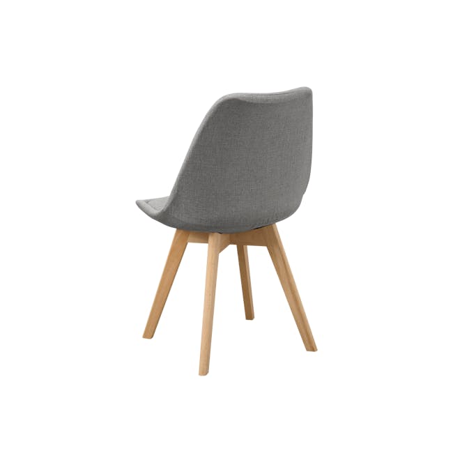 Linnett Chair - Natural, Stone Grey (Fabric) - 3