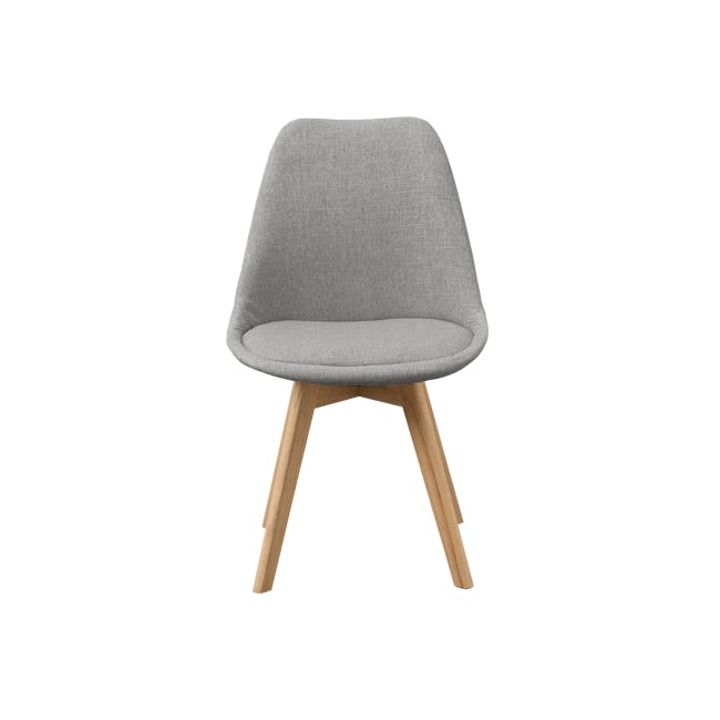 Linnett Chair - Natural, Stone Grey (Fabric) - 5