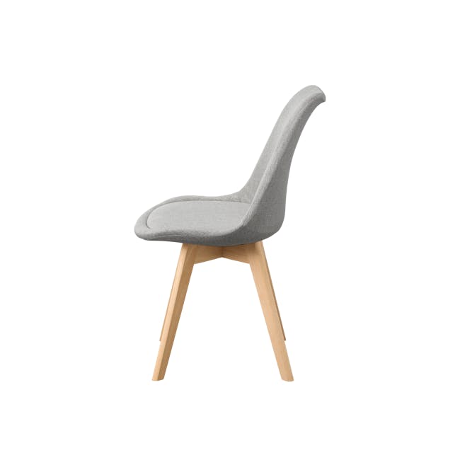 Linnett Chair - Natural, Stone Grey (Fabric) - 4