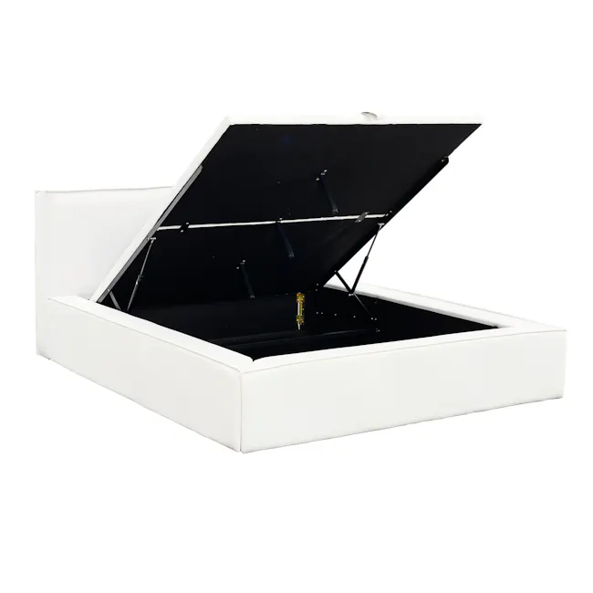 (As-is) Maine Storage Queen Bed - Ivory (Pet Friendly) - 28