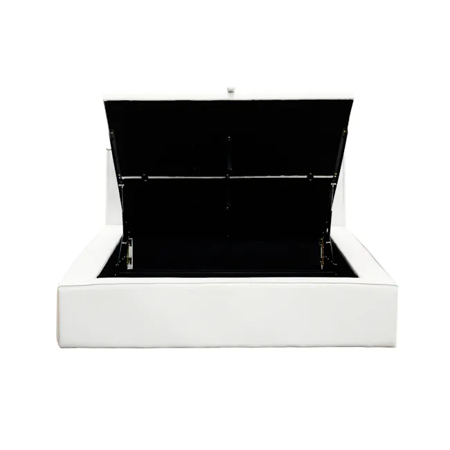 (As-is) Maine Storage Queen Bed - Ivory (Pet Friendly) - 26