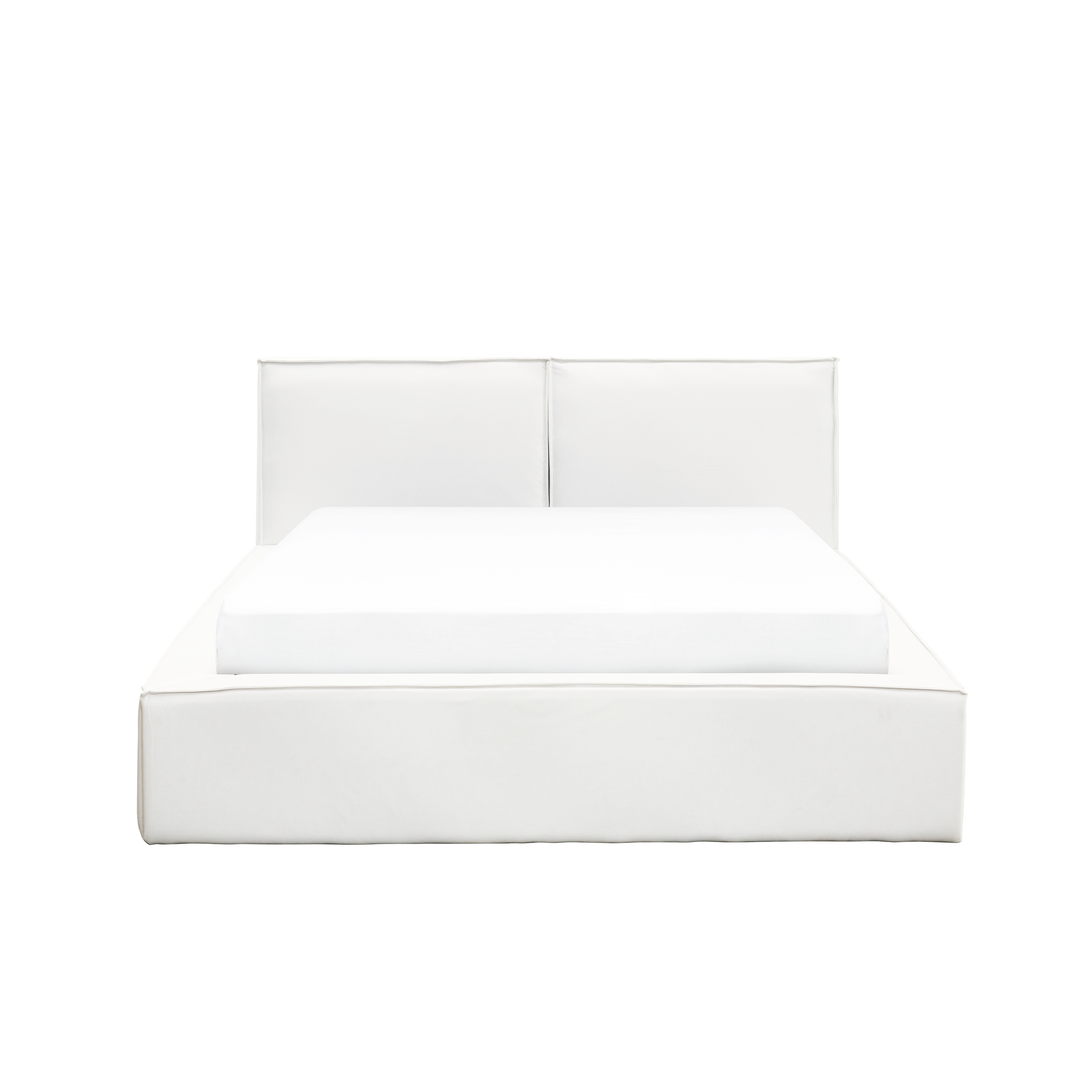 Maine Storage Queen Bed - Ivory (Pet Friendly)