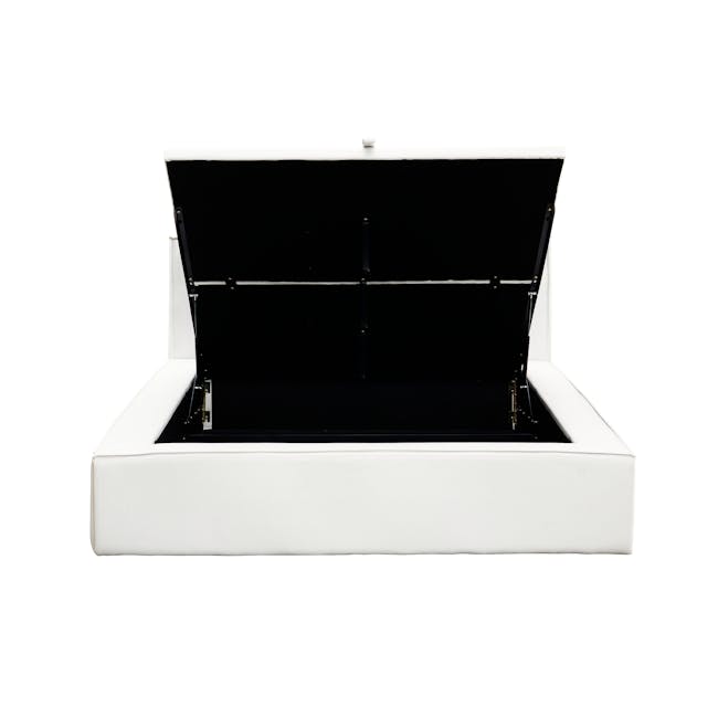 Maine Storage Queen Bed - Ivory (Pet Friendly) - 8