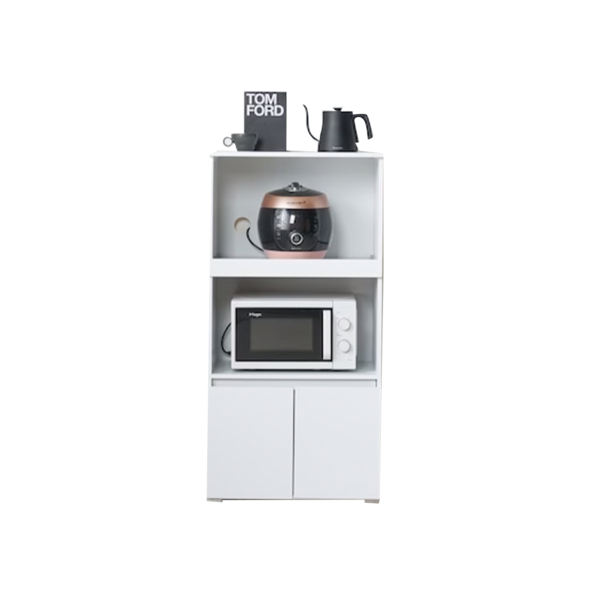 (As-is) Muse Kitchen Cabinet 0.6m - White - 2