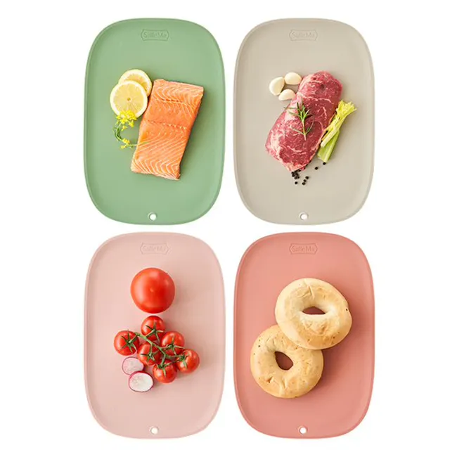 SalleMa Macaron TPU Cutting Board (Oatmeal) - 5